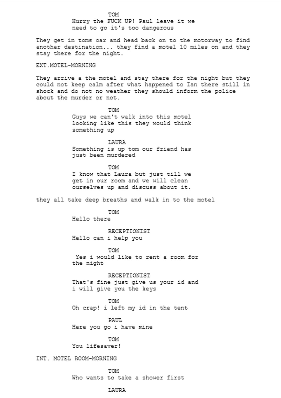 Short movie scripts pdf - acedast
